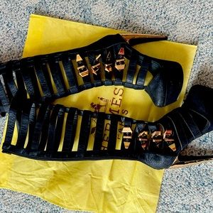 GIUSEPPE ZANOTTI COPIES Super Sexy stiletto cage tall BOOTS snakeskin detail